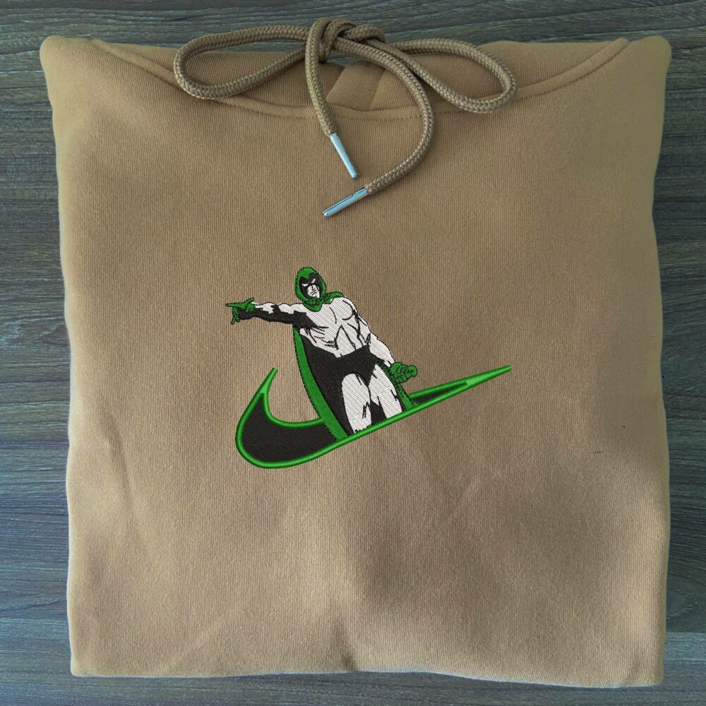 Divine Wrath Embroidered Hoodie Sand (3)