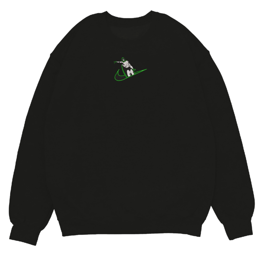 Divine Wrath Embroidered Sweatshirt Black