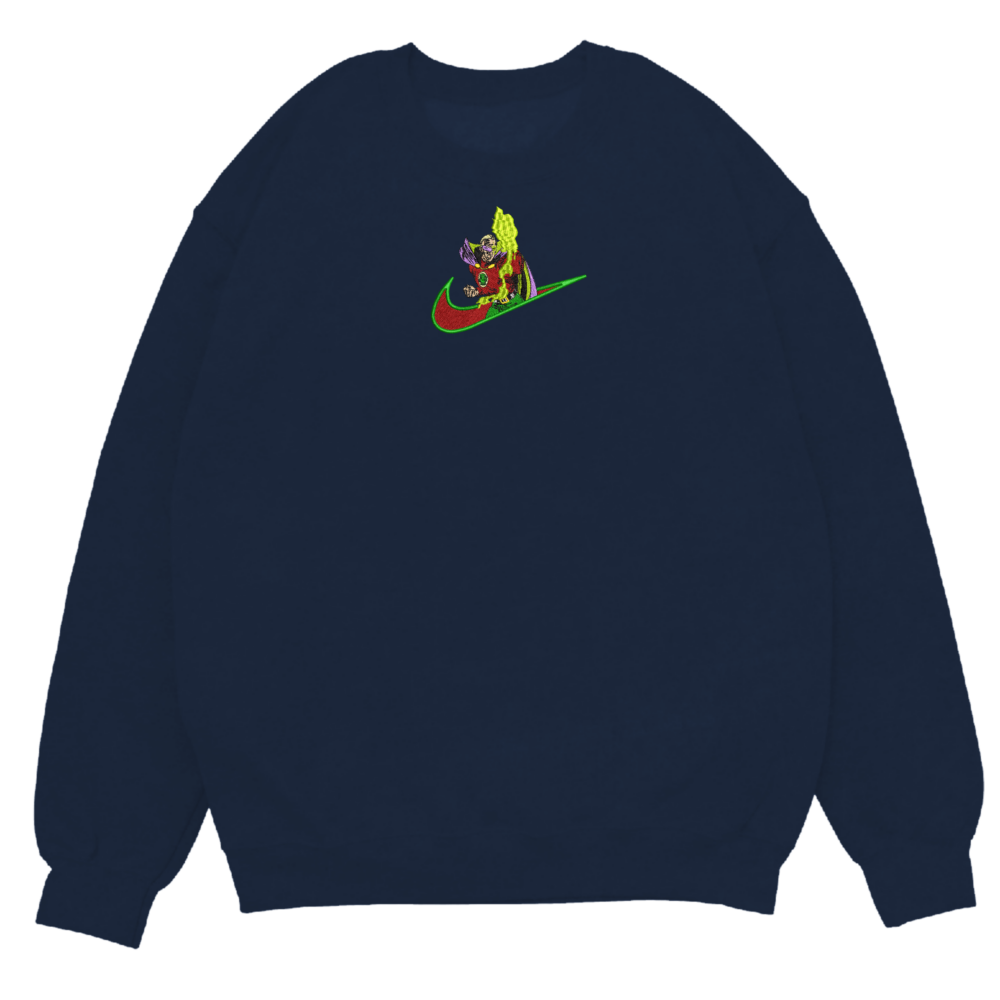 Emerald Guardian Embroidered Sweatshirt Navy