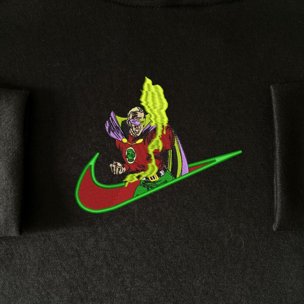 Emerald Guardian Embroidered hoodie Black (1)