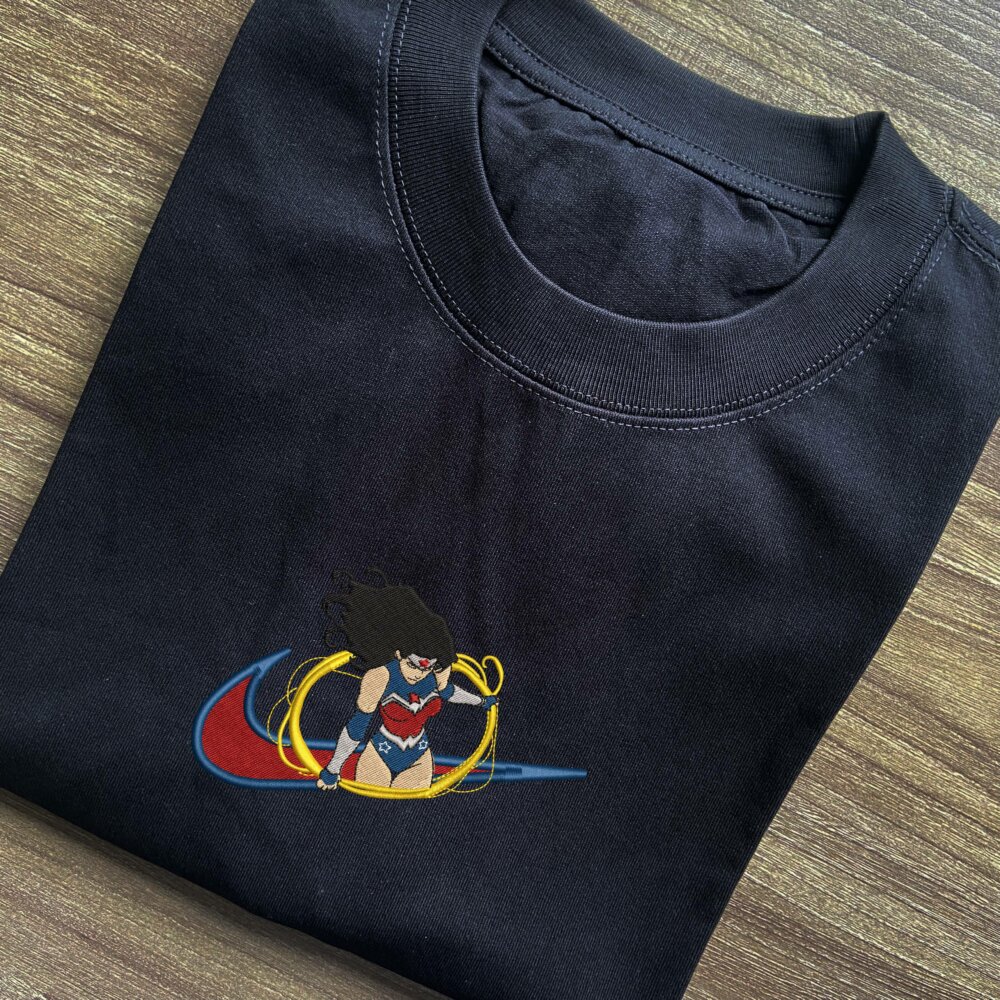 Fearless Warrior Embroidered T shirt (1)