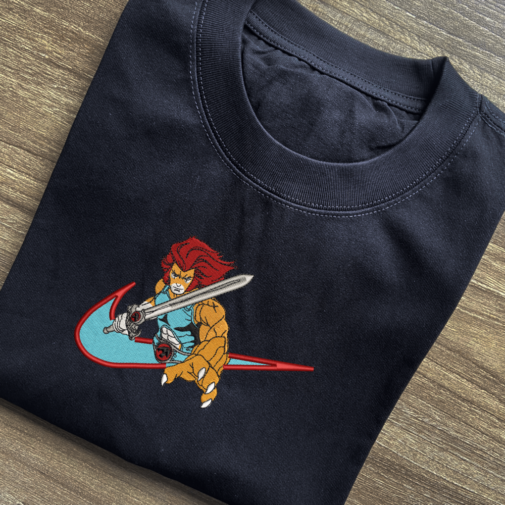 Fierce Warrior Embroidered T-shirt 5 Fierce Warrior Embroidered Black T shirt (1)