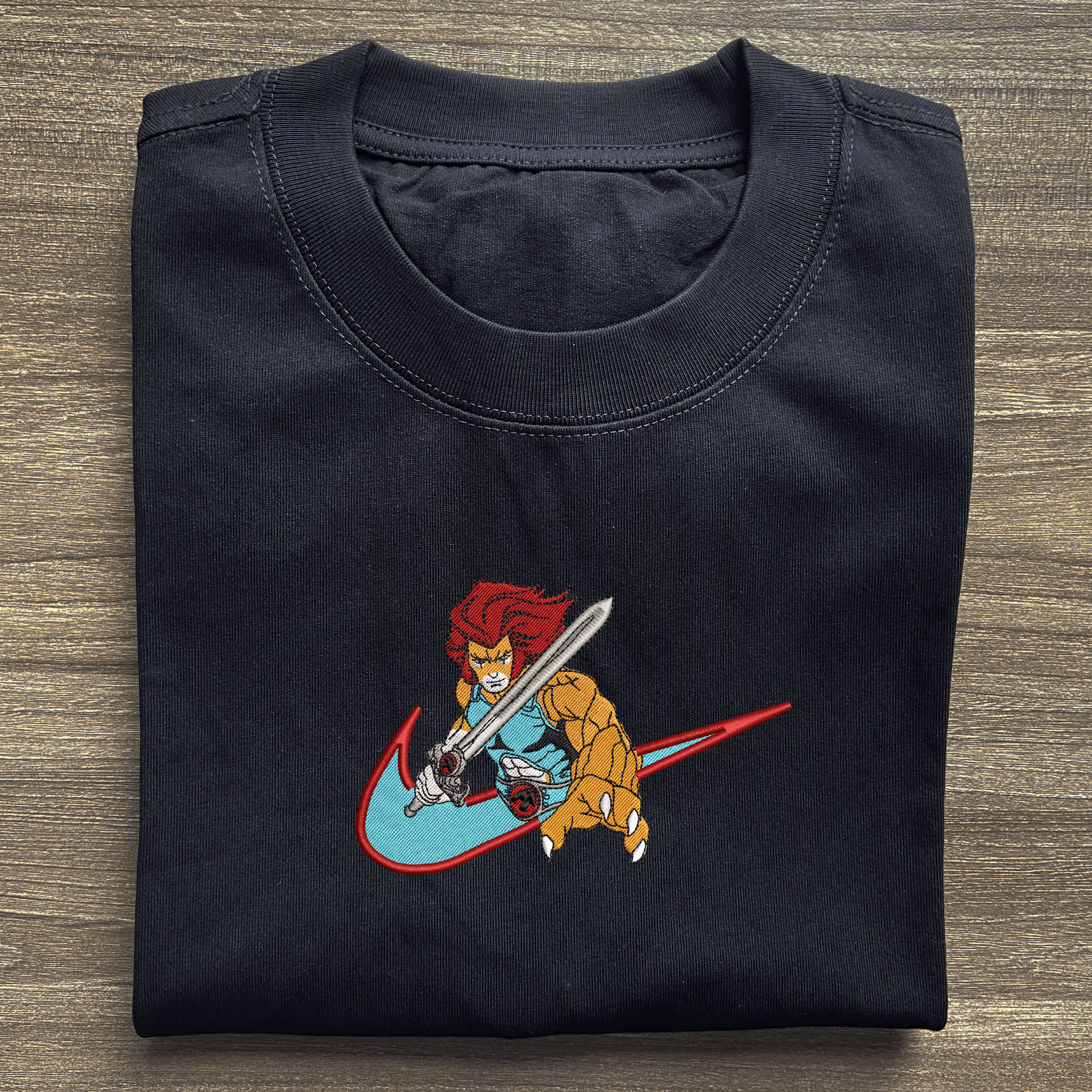 Fierce Warrior Embroidered T-shirt 1 Fierce Warrior Embroidered Black T shirt (2)