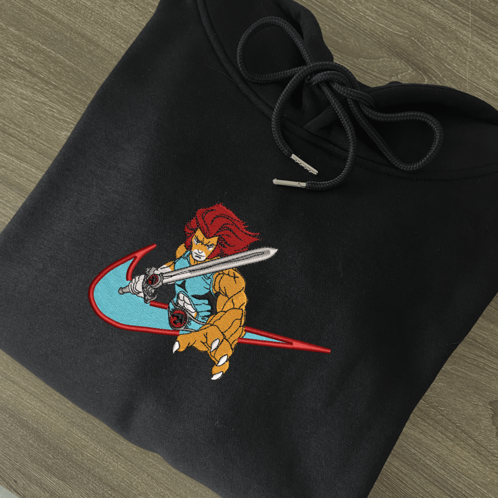 Fierce Warrior Embroidered Hoodie 12 Fierce Warrior Embroidered Hoodie Black (2)