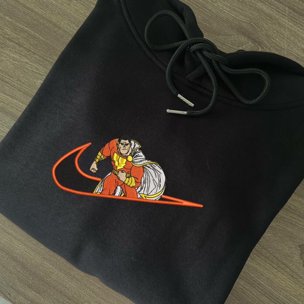 Magic Champion Embroidered Hoodie Black (2)