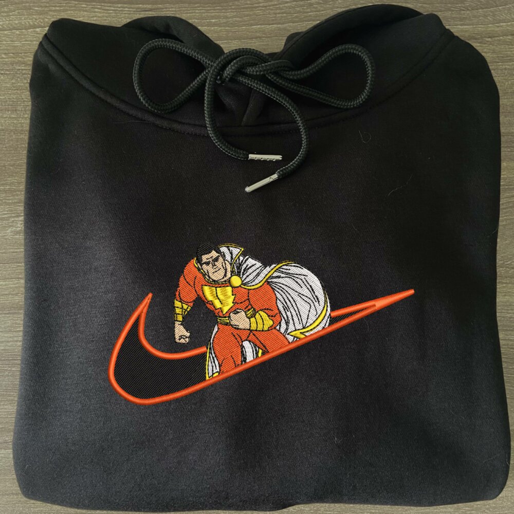 Magic Champion Embroidered Hoodie Black (3)