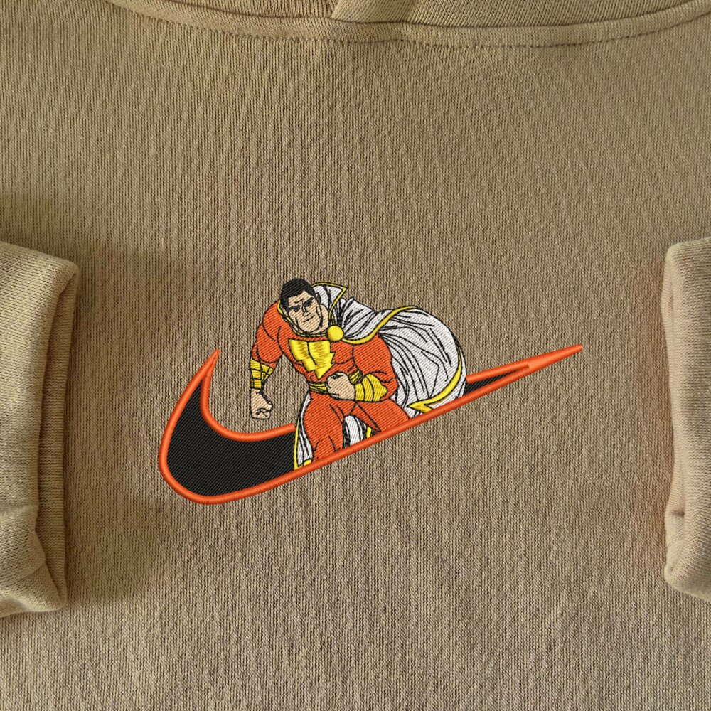 Magic Champion Embroidered Hoodie Sand (1)