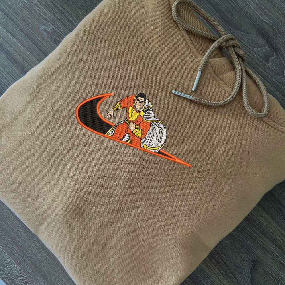 Magic Champion Embroidered Hoodie Sand (2)