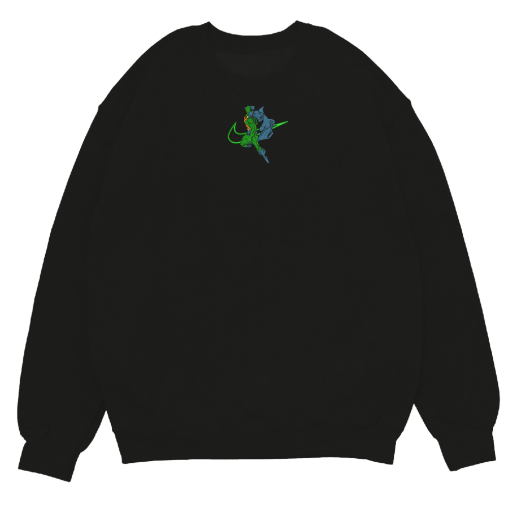 Martian Manhunter Embroidered Sweatshirt Black