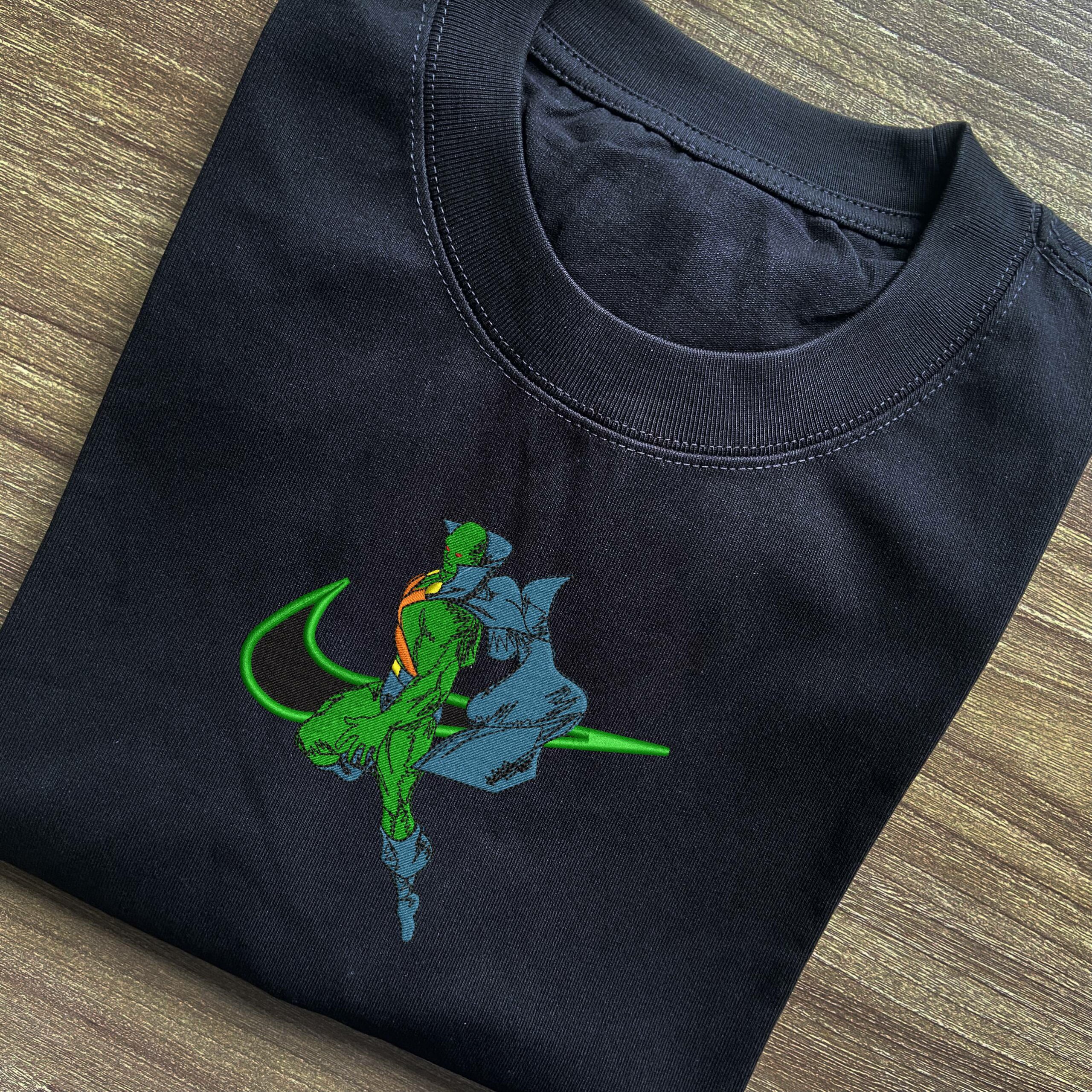 Martian Manhunter Embroidered T-shirt 3 Martian Manhunter Embroidered T shirt (1)