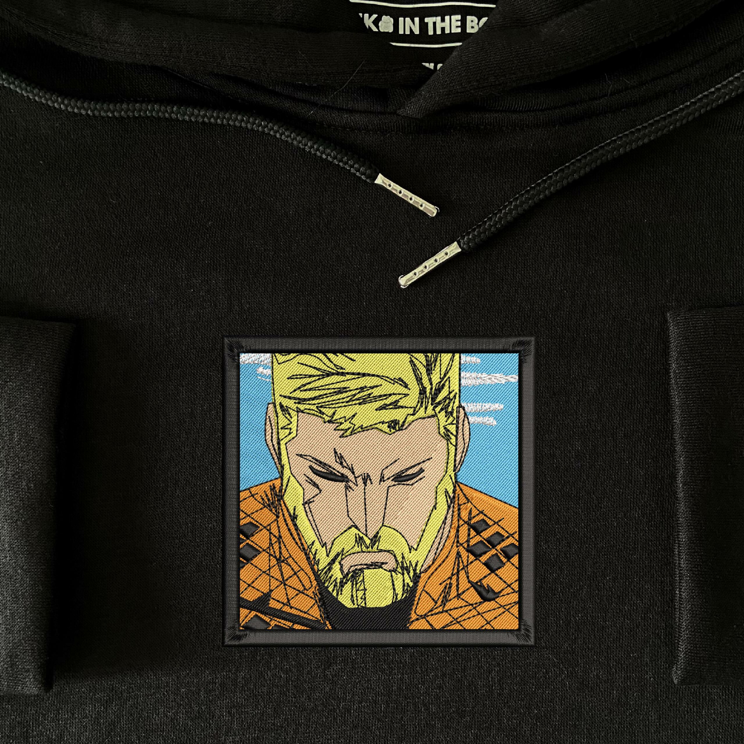 Ocean Defender Embroidered Hoodie 1 Ocean Defender Embroidered Black (4)