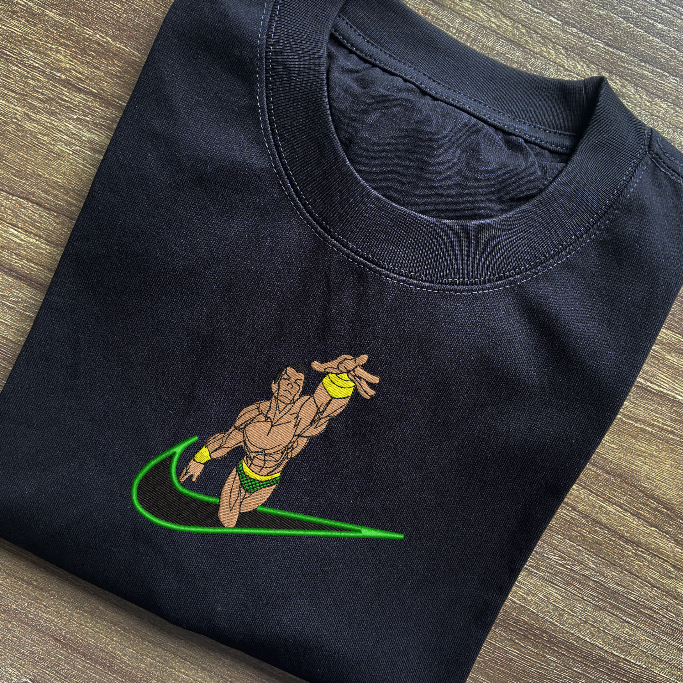 Ocean King Embroidered T-shirt 3 Ocean King Embroidered T shirt (1)