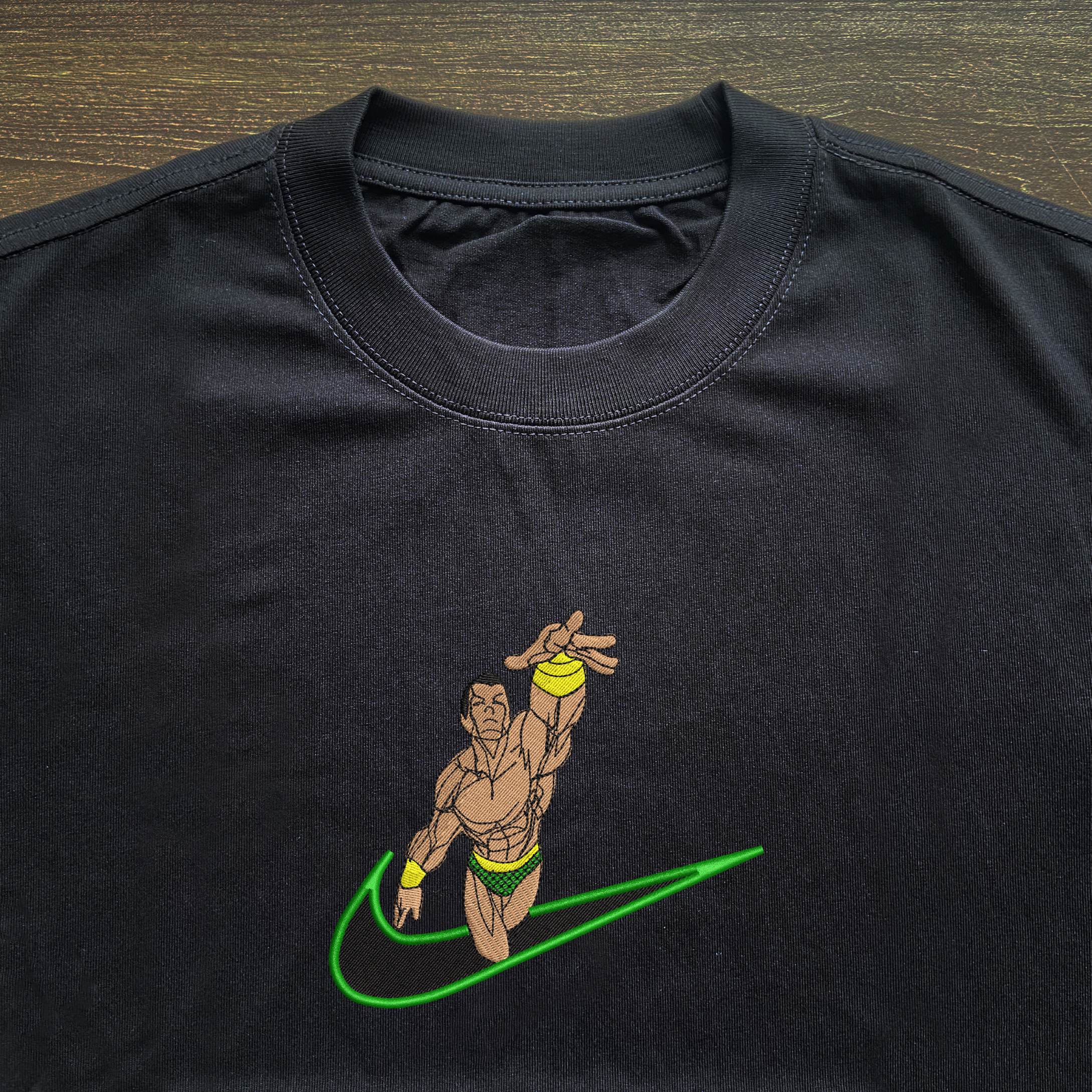 Ocean King Embroidered T-shirt 2 Ocean King Embroidered T shirt (3)