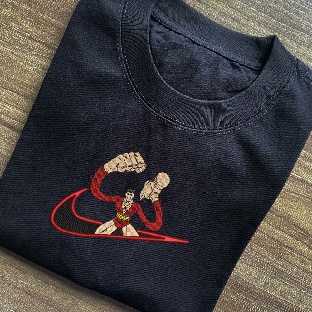 Plastic Man Embroidered T-shirt 5 Plastic Man Embroidered T shirt (1)