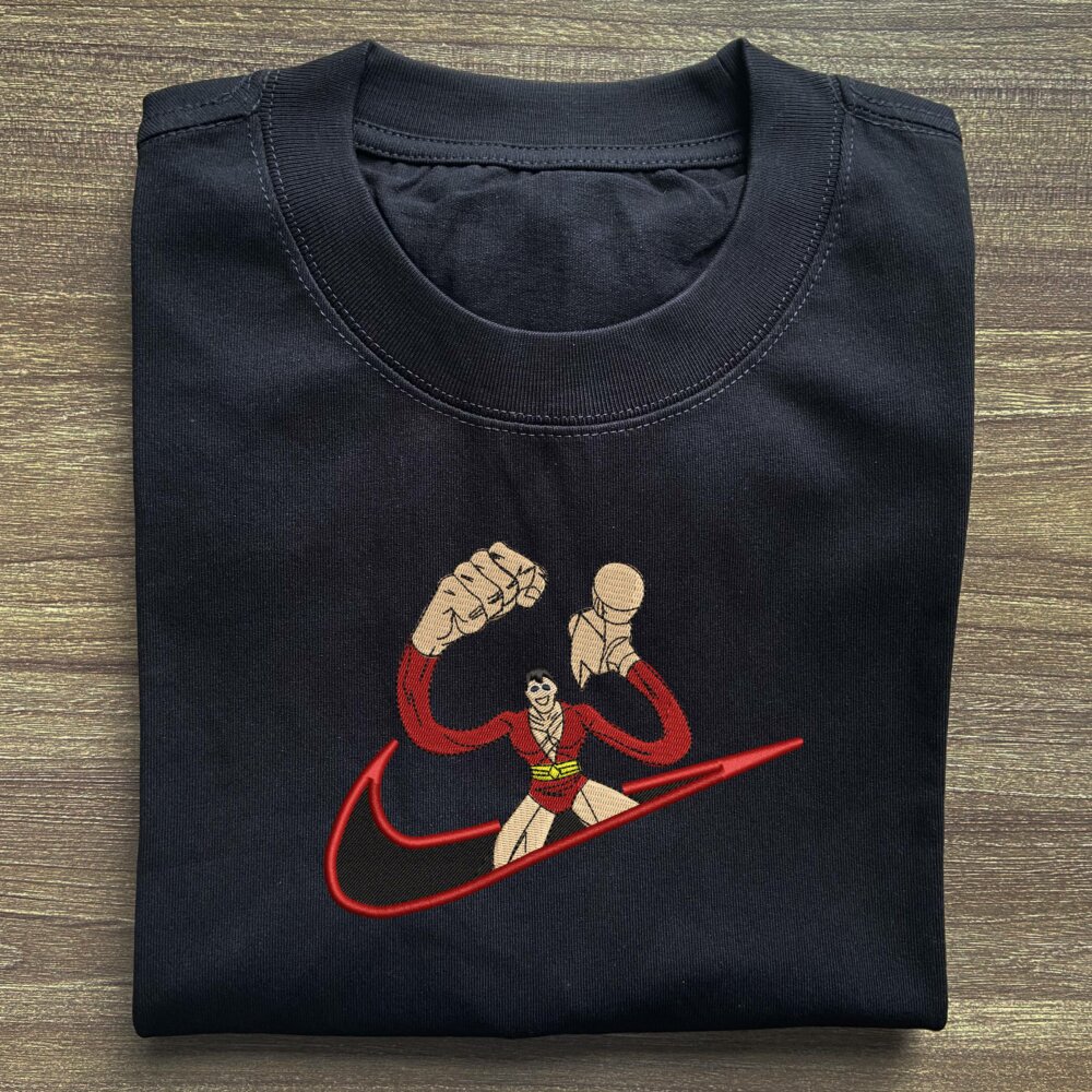 Plastic Man Embroidered T shirt (2)