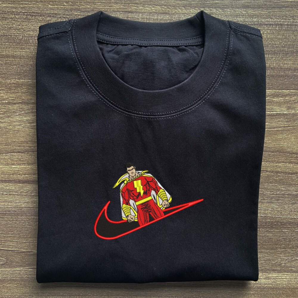 Shazam Embroidered T shirt (14)