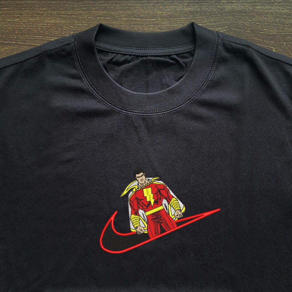 Shazam Embroidered T shirt (15)