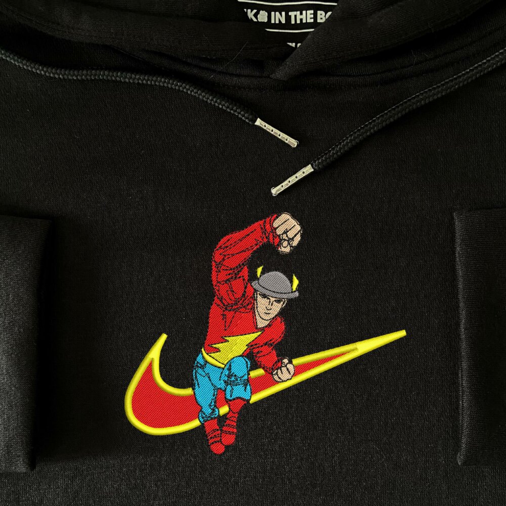 Speed Pioneer Embroidered Hoodie Black (4)