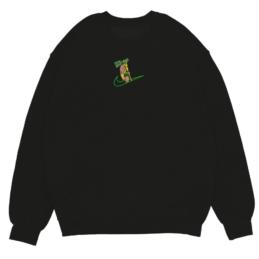 Sub Mariner Embroidered Sweatshirt Black