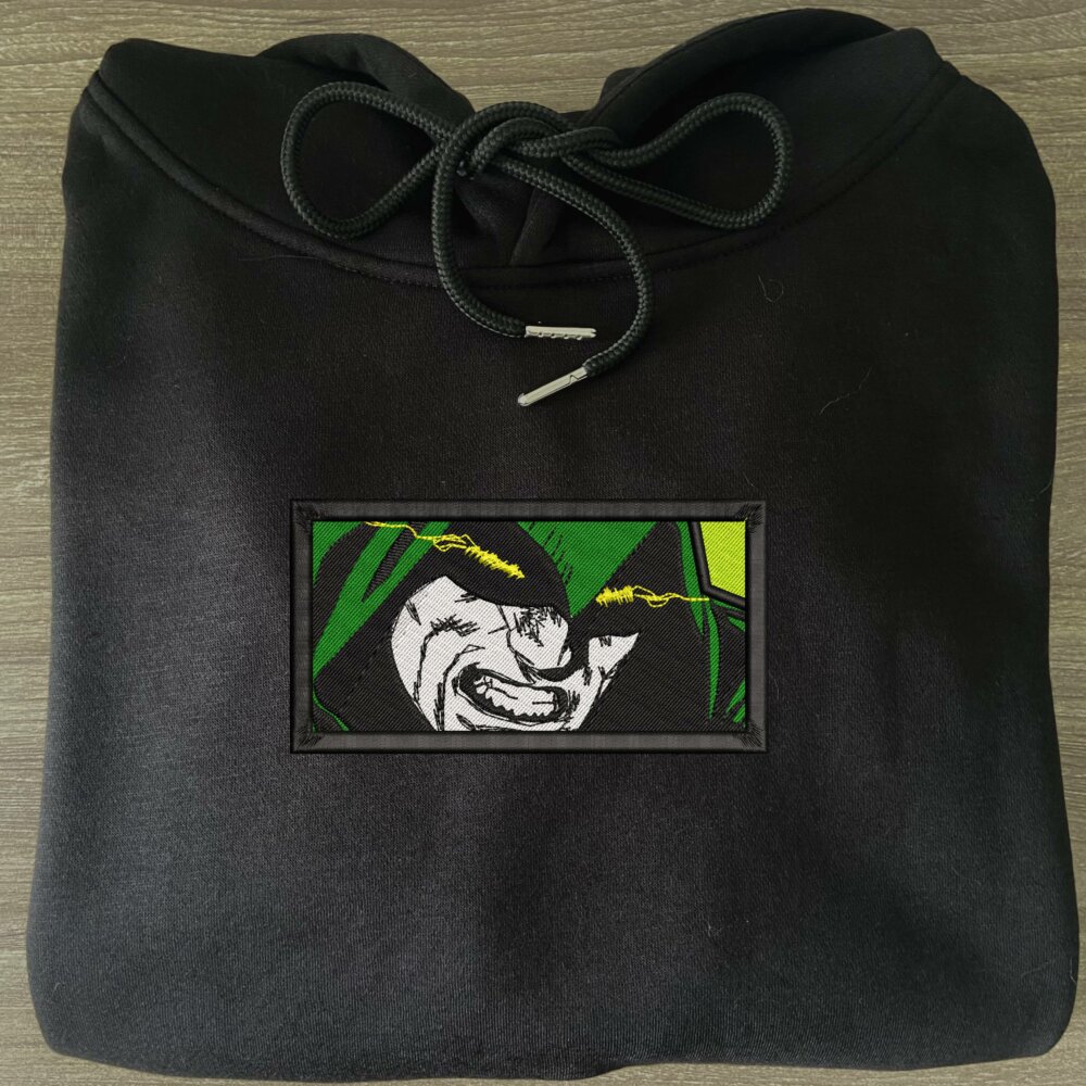 The Spectre Art Embroidered Hoodie Black (3)