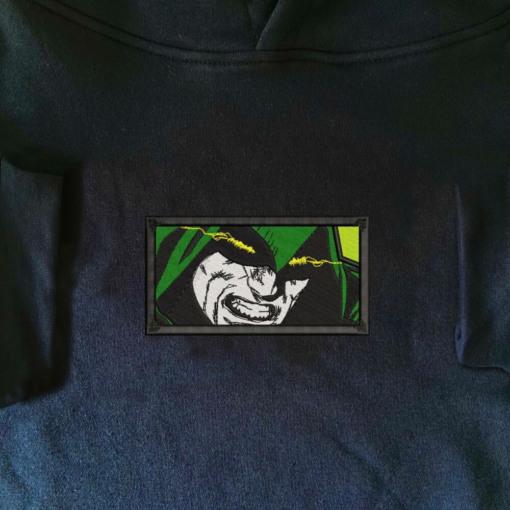 The Spectre Art Embroidered Hoodie Navy (1)