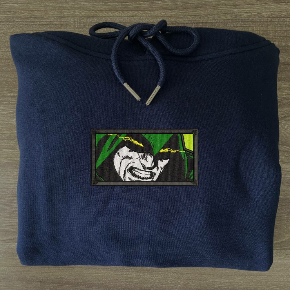 The Spectre Art Embroidered Hoodie Navy (3)