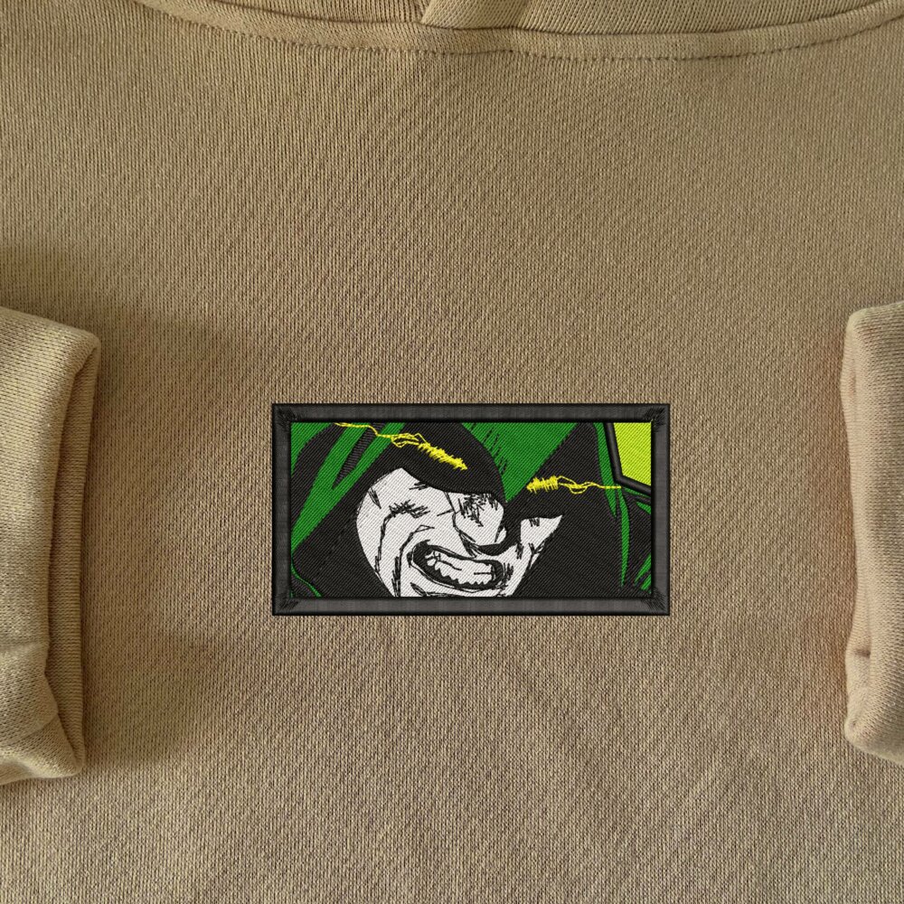 The Spectre Art Embroidered Hoodie Sand (1)