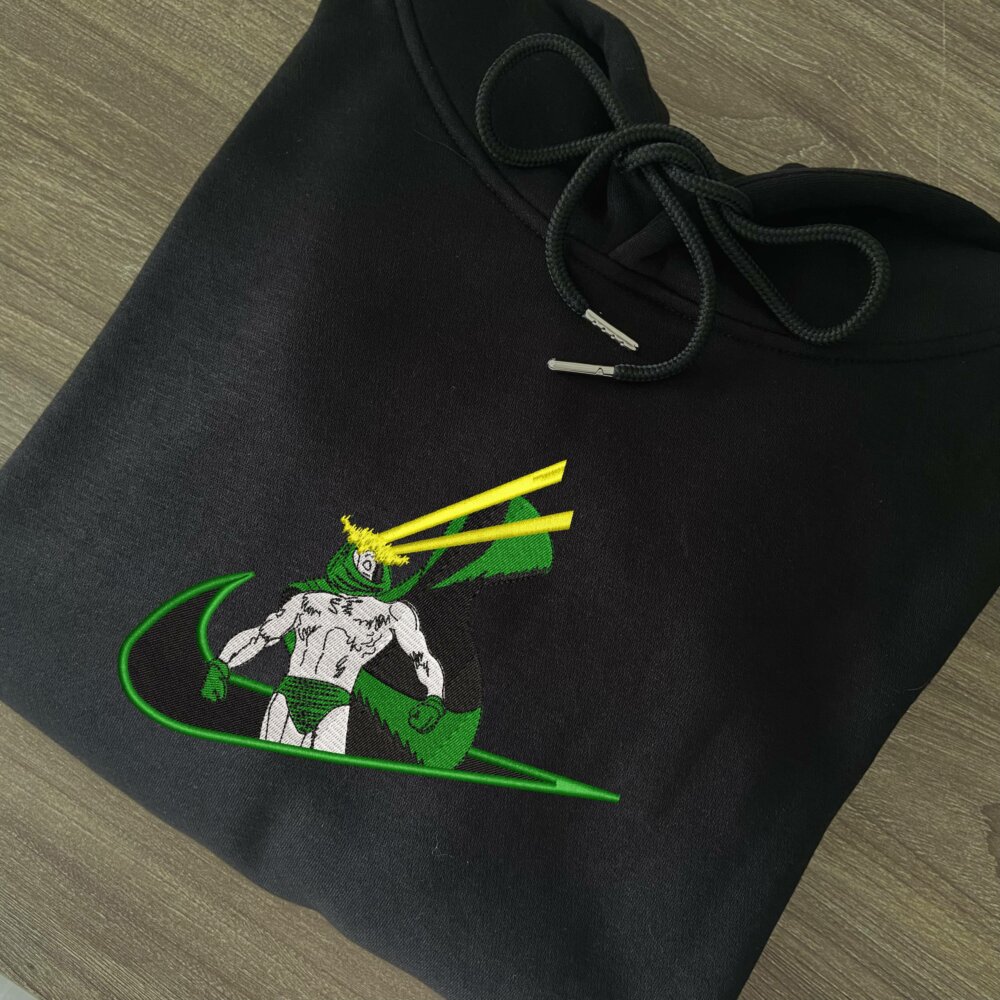 The Spectre Embroidered Hoodie 12 The Spectre Embroidered Hoodie Black (2)