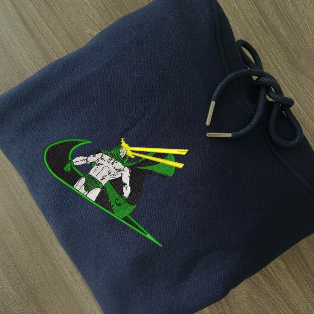 The Spectre Embroidered Hoodie 15 The Spectre Embroidered Hoodie Navy (2)