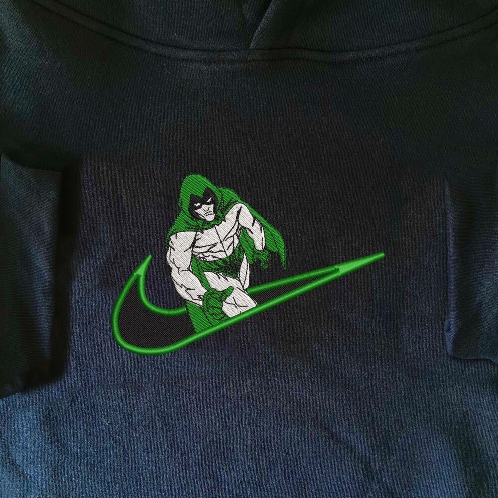 Vengeful Spirit Embroidered Hoodie Navy (1)