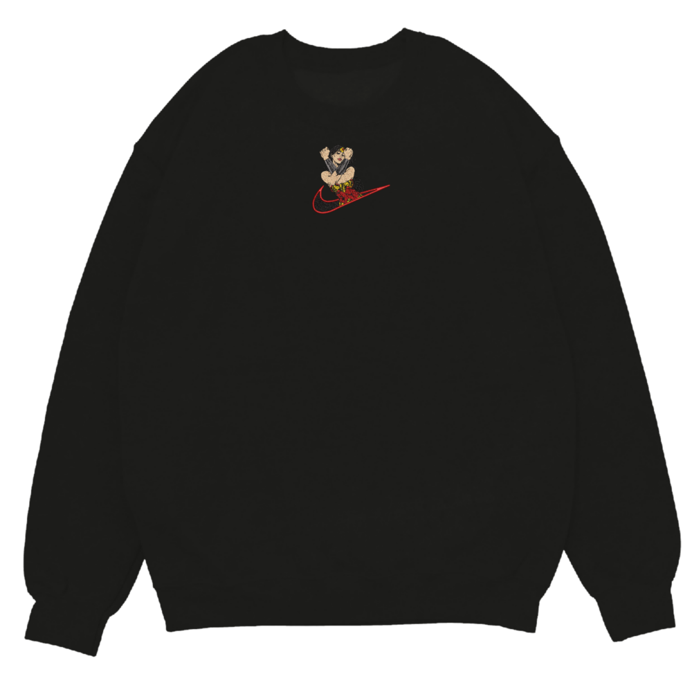 Wonder Woman Embroidered Sweatshirt Black