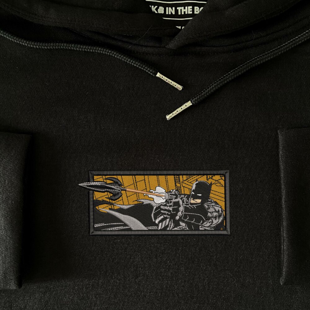 Armored Avenger Embroidered Hoodie Black (1)