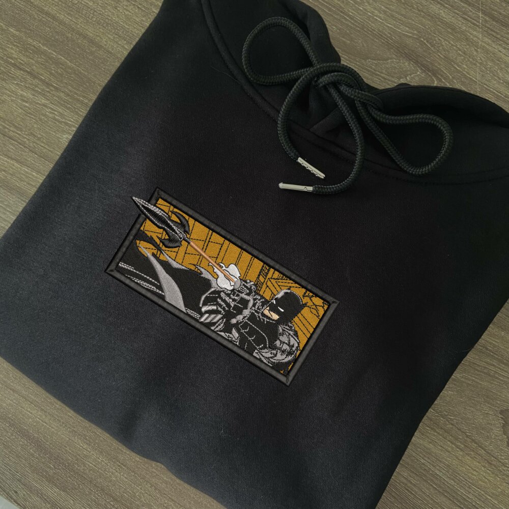 Armored Avenger Embroidered Hoodie Black (2)