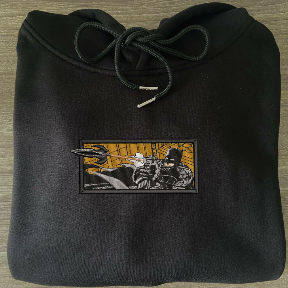 Armored Avenger Embroidered Hoodie Black (3)