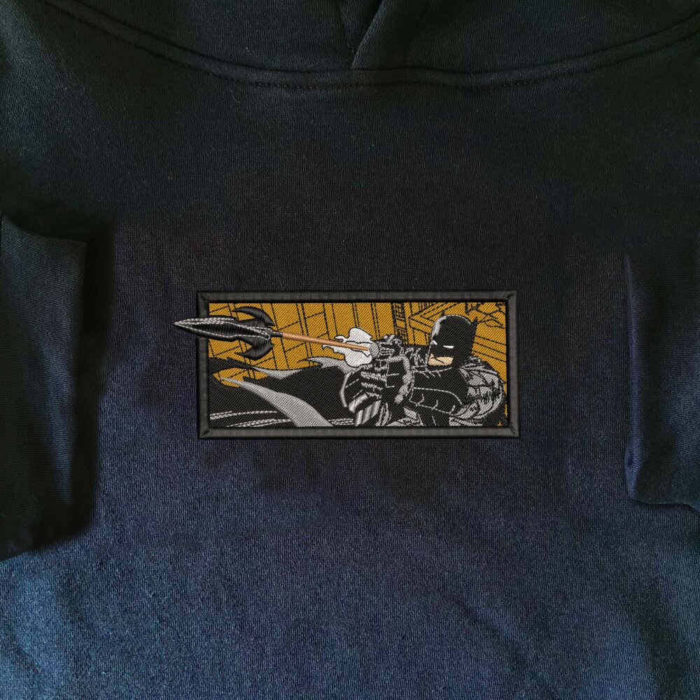 Armored Avenger Embroidered Hoodie Navy (1)