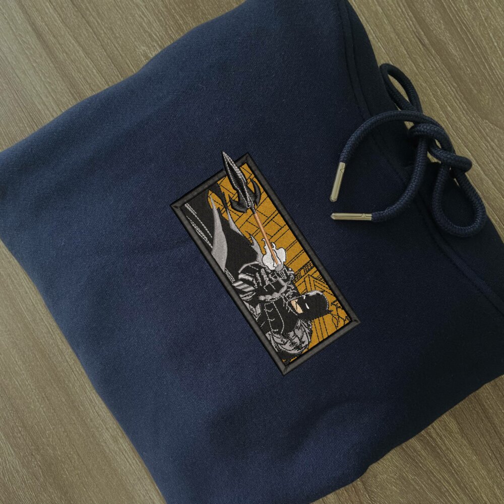 Armored Avenger Embroidered Hoodie Navy (2)