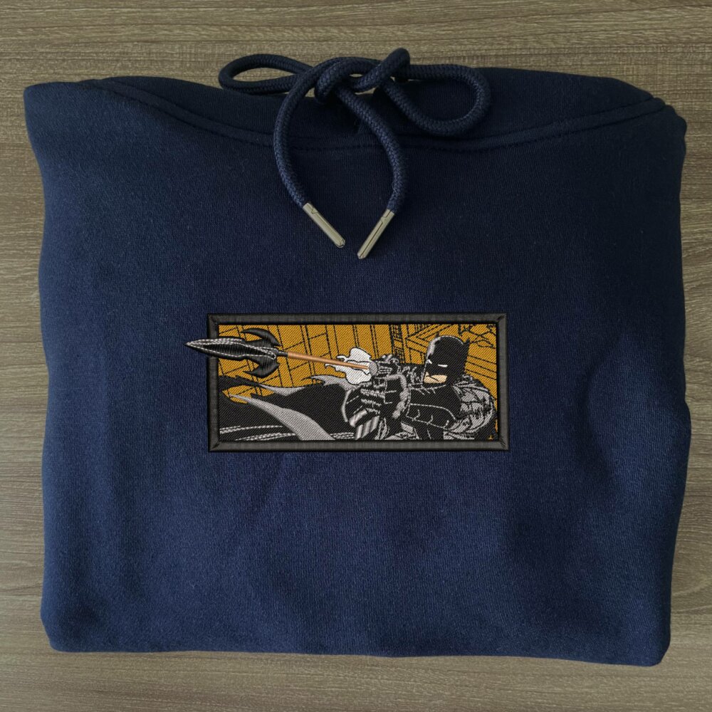 Armored Avenger Embroidered Hoodie Navy (3)