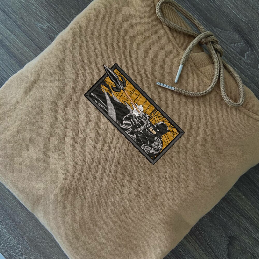 Armored Avenger Embroidered Hoodie Sand (3)