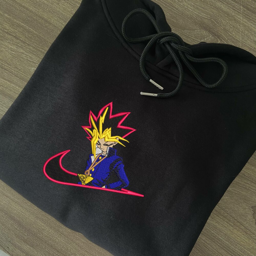 Card Champion Embroidered Hoodie Black (2)