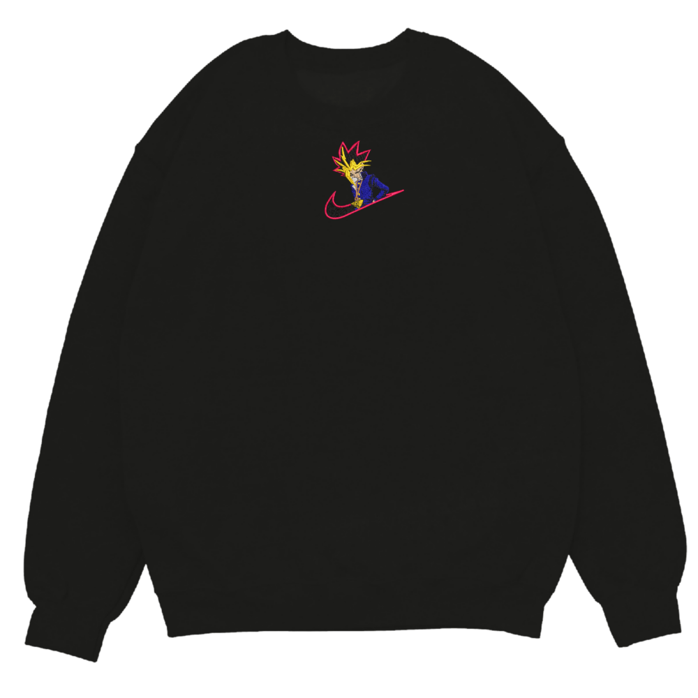 Card Champion Embroidered Sweatshirt Black