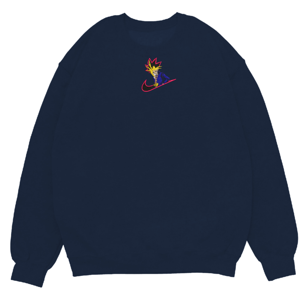 Card Champion Embroidered Crewneck Sweatshirt 6 Card Champion Embroidered Sweatshirt Navy
