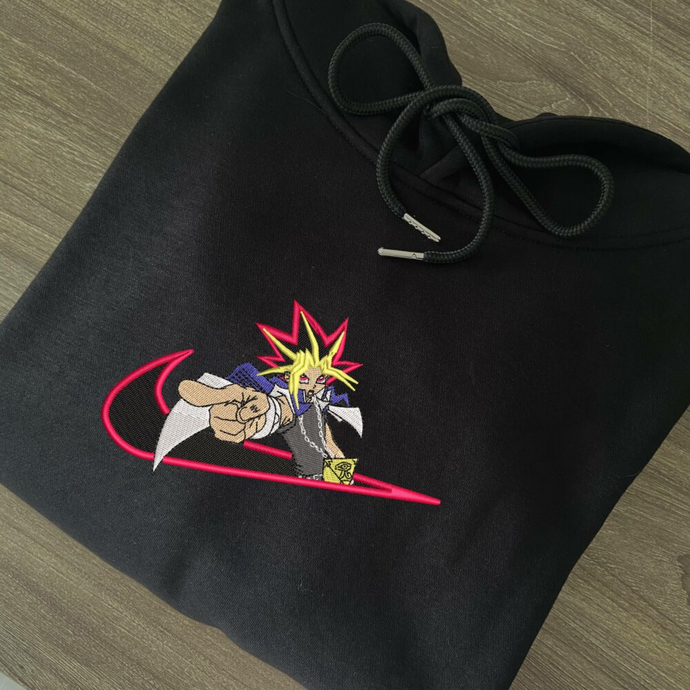 Duel Master Embroidered Hoodie Black (2)