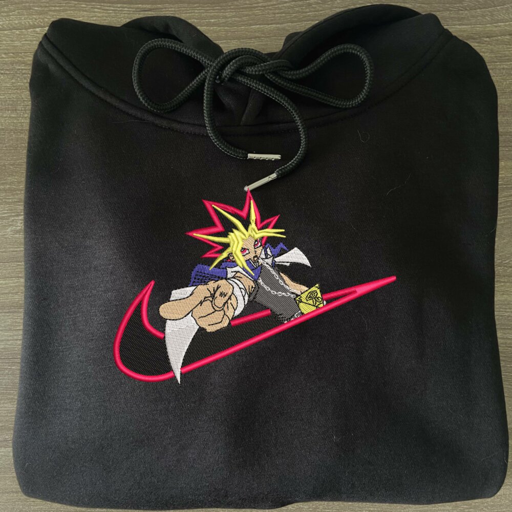 Duel Master Embroidered Hoodie Black (3)