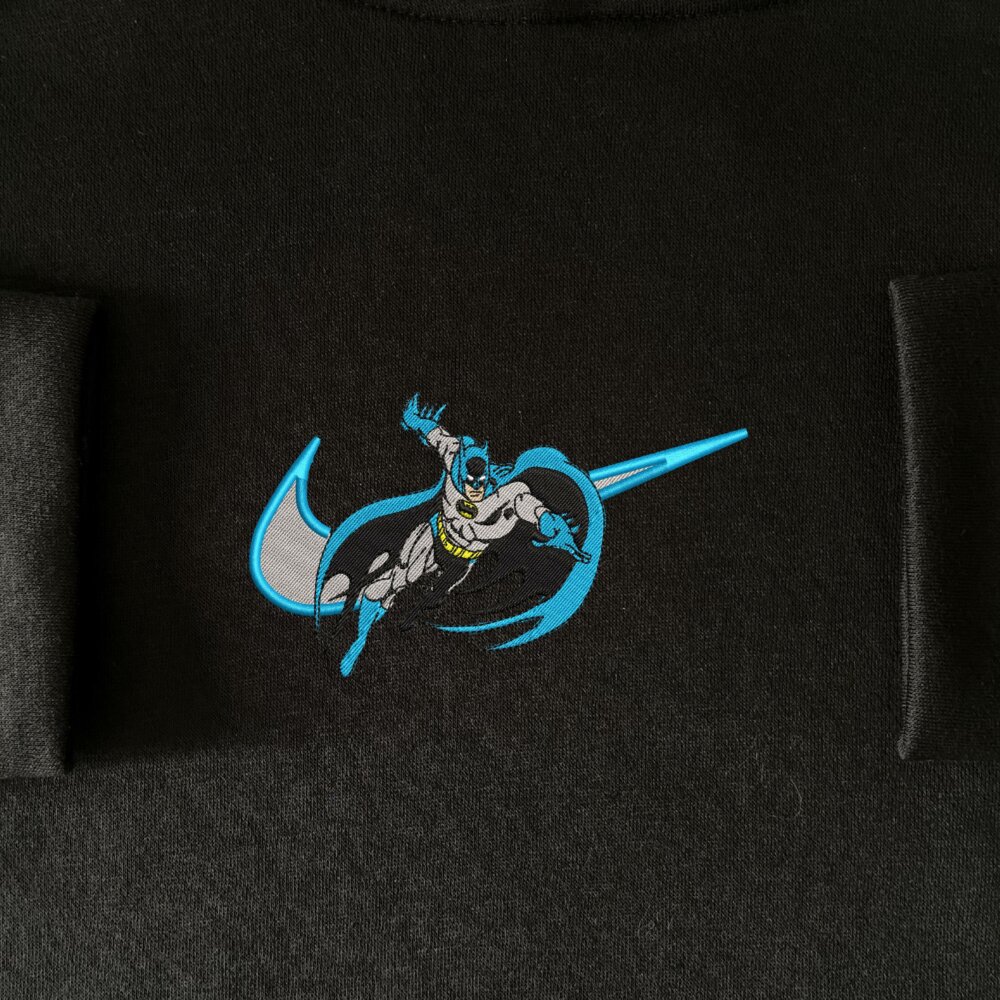 Golden Age Batman Embroidered Hoodie Black (1)