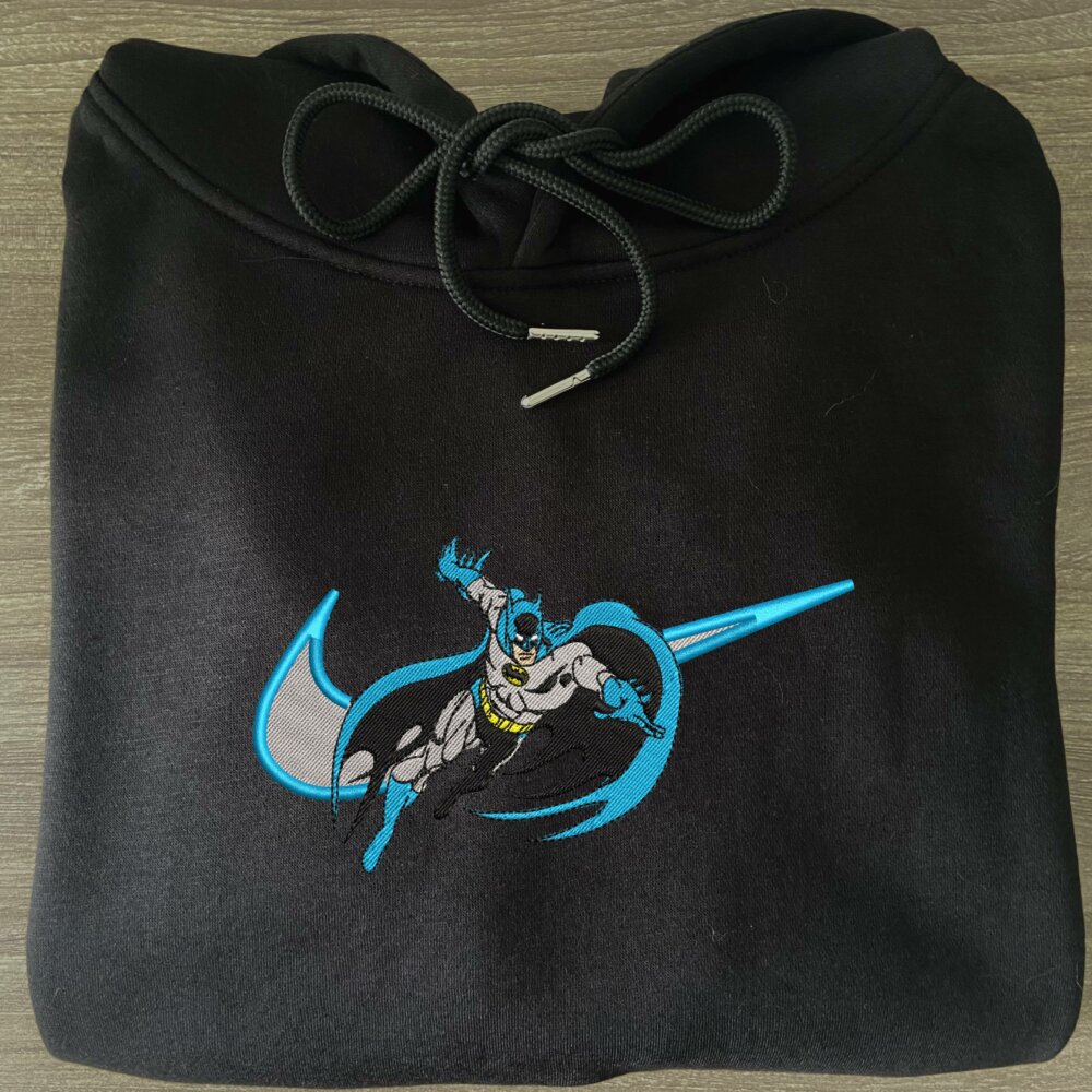 Golden Age Batman Embroidered Hoodie Black (3)