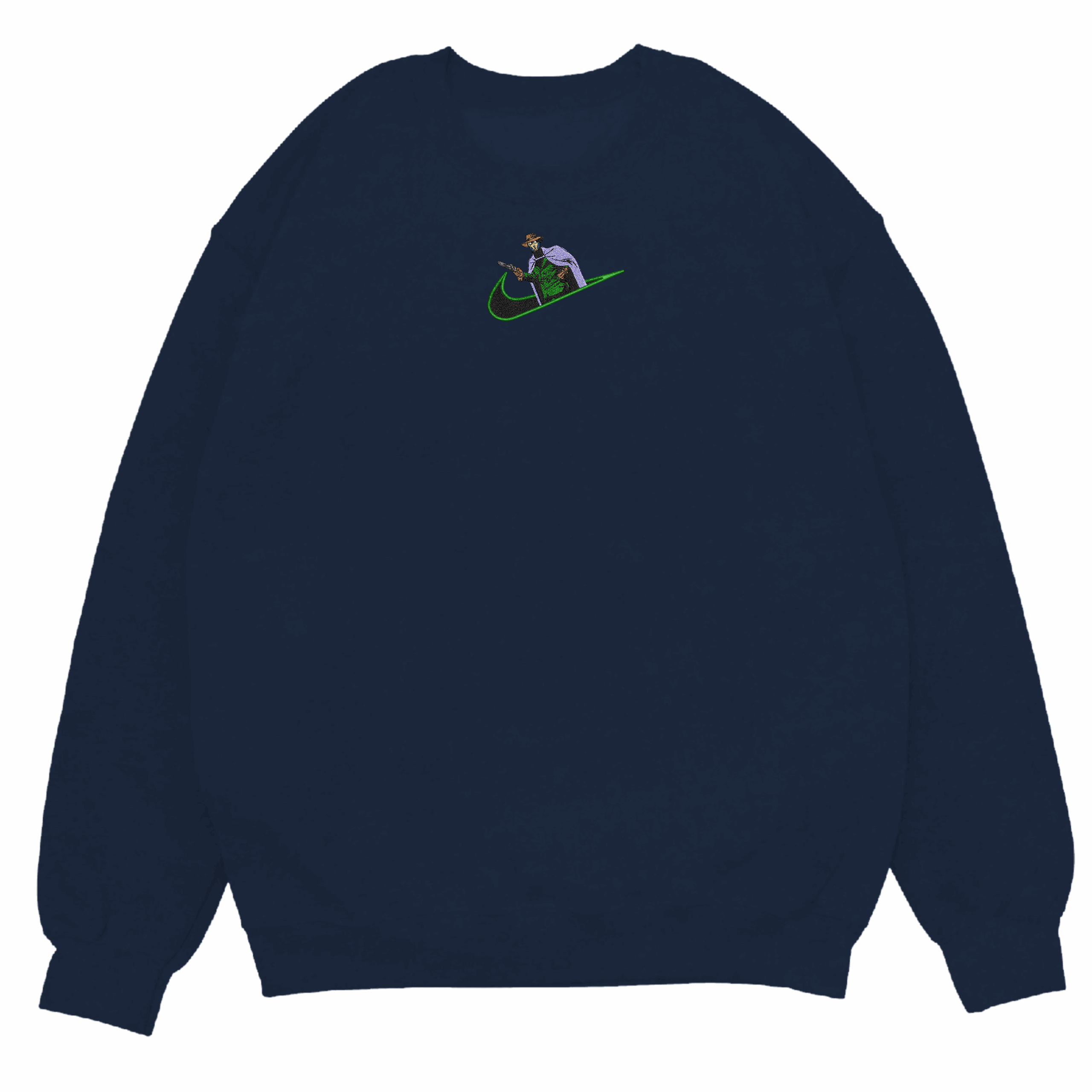 Golden Age Sandman Embroidered Crewneck Sweatshirt 3 Golden Age Sandman Embroidered Sweatshirt Navy