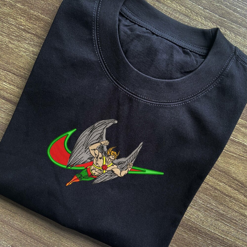 Hawkman Embroidered T-shirt 5 Hawkman Embroidered T shirt (1)
