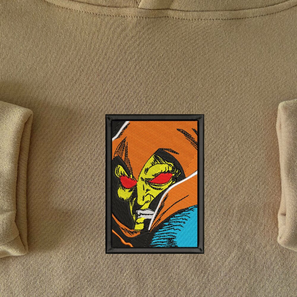 HobGoblin Art Embroidered Hoodie Sand (1)
