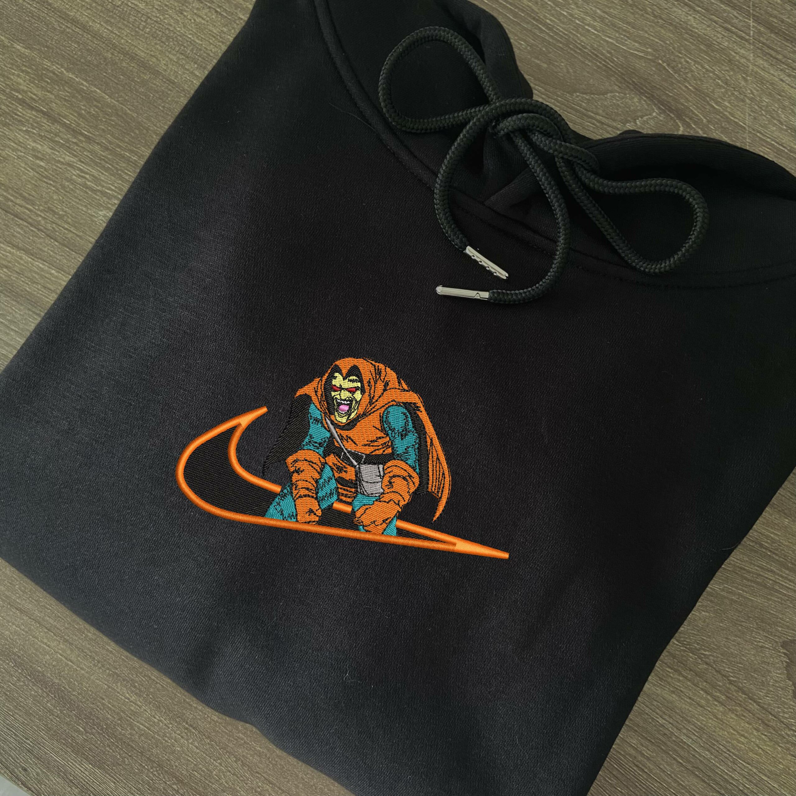 HobGoblin Embroidered Hoodie 3 HobGoblin Embroidered Hoodie Black (2)