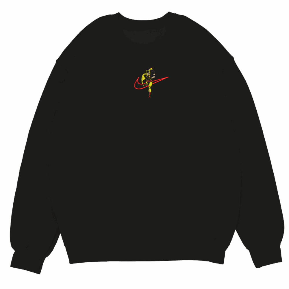 Hourman Embroidered Sweatshirt Black